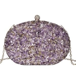 MINI RHINESTONE EVENING CLUTCH